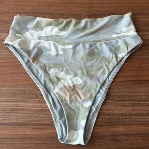Aerie high cut cheeky bathing suit bottoms